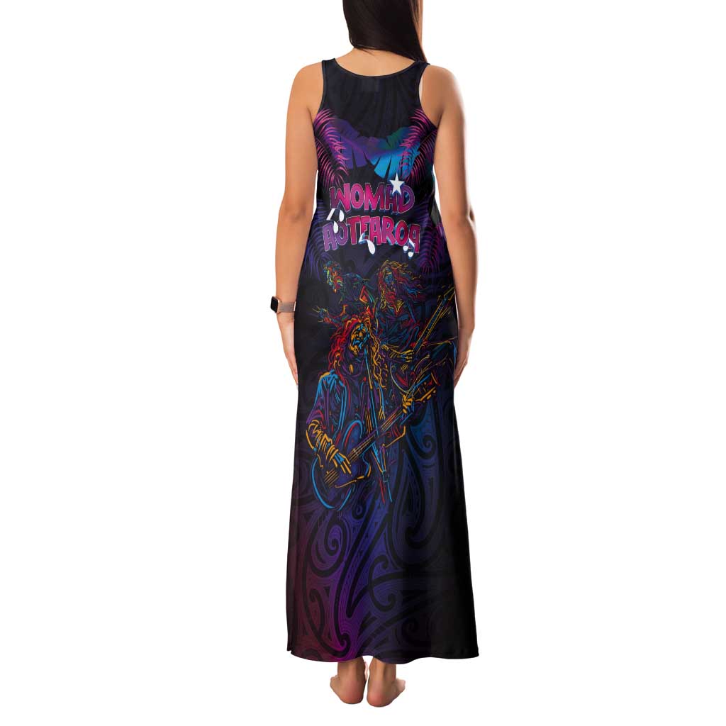 Aotearoa Arts Festival 2025 Tank Maxi Dress Maori Performing Art and Music - Rhythmic Vibes LT03 - Polynesian Pride