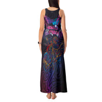 Aotearoa Arts Festival 2025 Tank Maxi Dress Maori Performing Art and Music - Rhythmic Vibes LT03 - Polynesian Pride