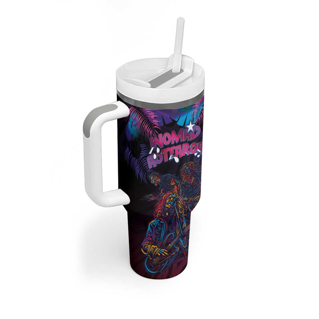 Aotearoa Arts Festival 2025 Tumbler With Handle Maori Performing Art and Music - Rhythmic Vibes