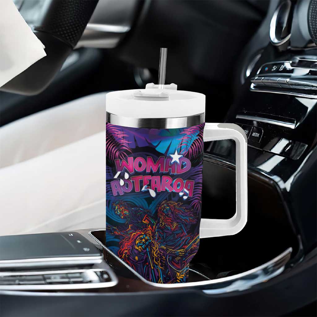 Aotearoa Arts Festival 2025 Tumbler With Handle Maori Performing Art and Music - Rhythmic Vibes
