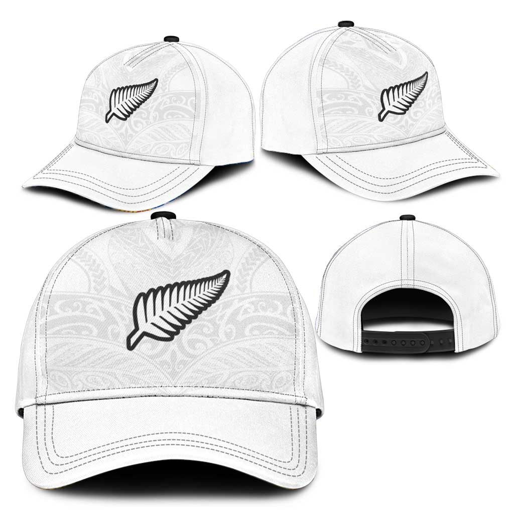 New Zealand Football Classic Cap The Whites-Sporty T90 Style - Polynesian Pride