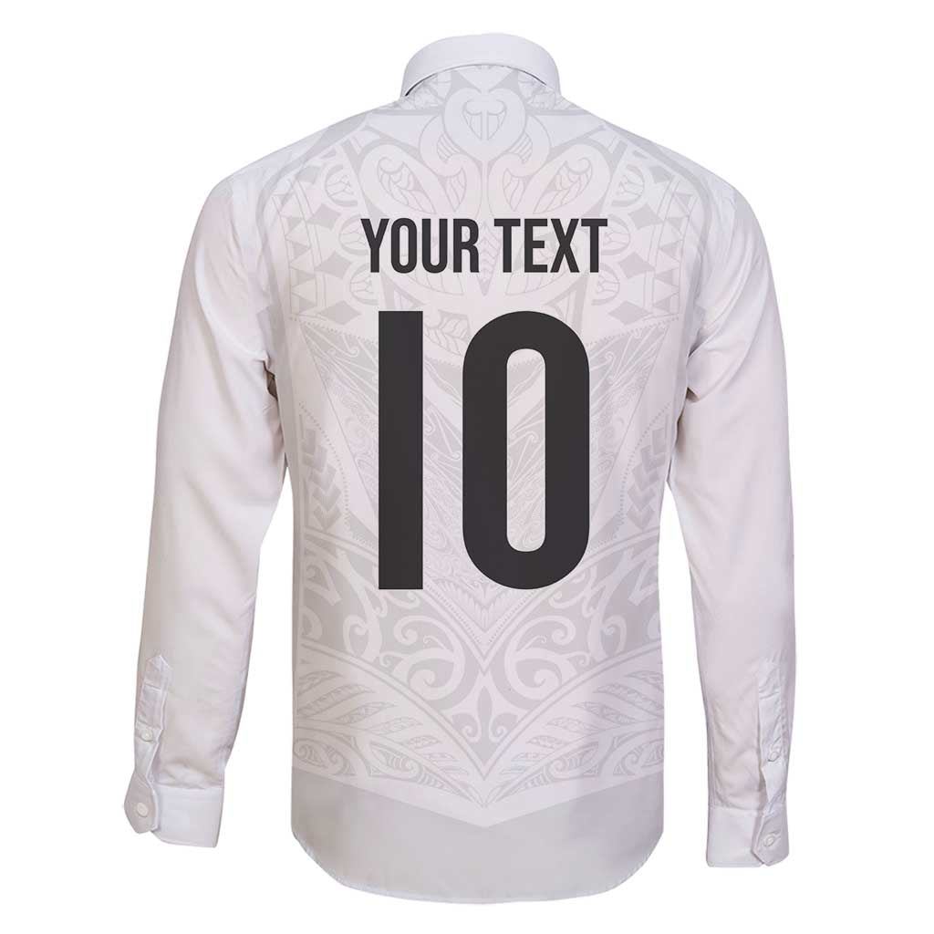 Custom New Zealand Football Family Matching Mermaid Dress and Hawaiian Shirt The Whites-Sporty T90 Style LT03 - Polynesian Pride