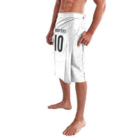Custom New Zealand Football Lavalava The Whites-Sporty T90 Style - Polynesian Pride