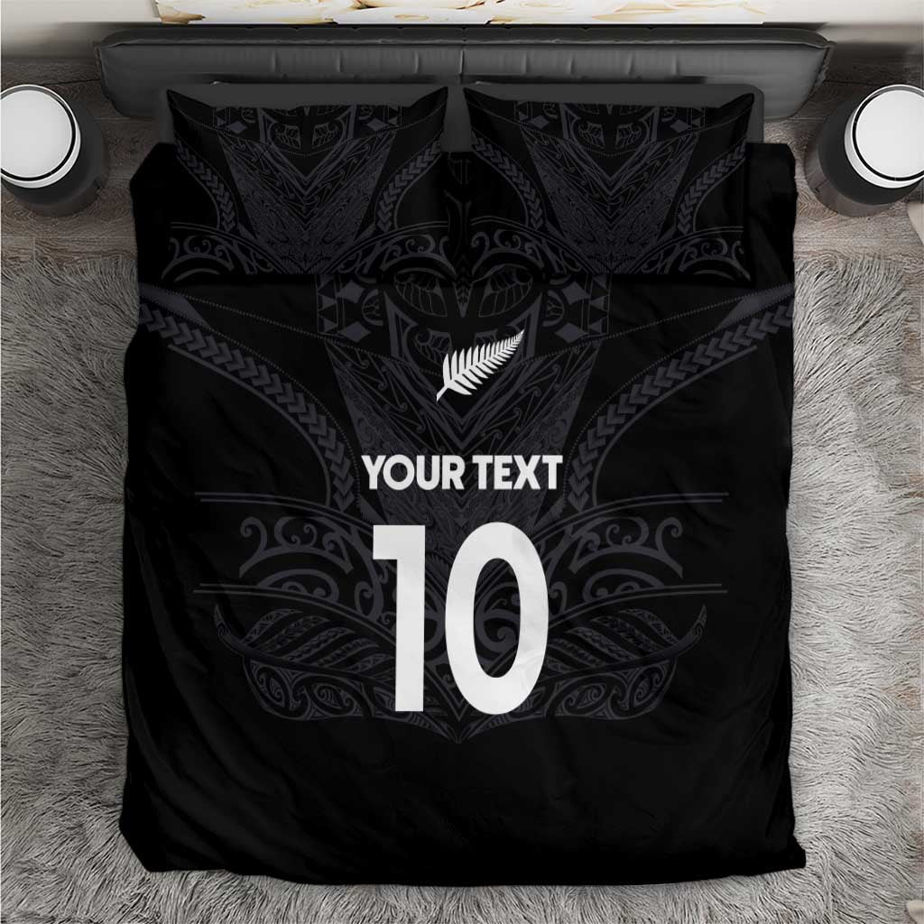 Custom Aotearoa Rugby Bedding Set The Blacks-Sporty T90 Style LT03 Black - Polynesian Pride