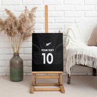 Custom Aotearoa Rugby Canvas Wall Art The Blacks-Sporty T90 Style - Polynesian Pride