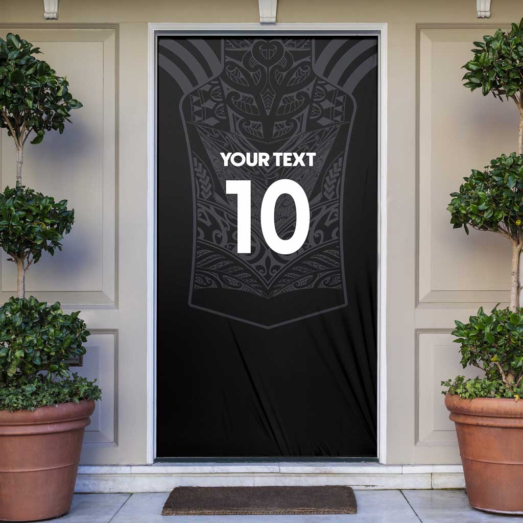 Custom Aotearoa Rugby Door Cover The Blacks-Sporty T90 Style LT03 Black - Polynesian Pride