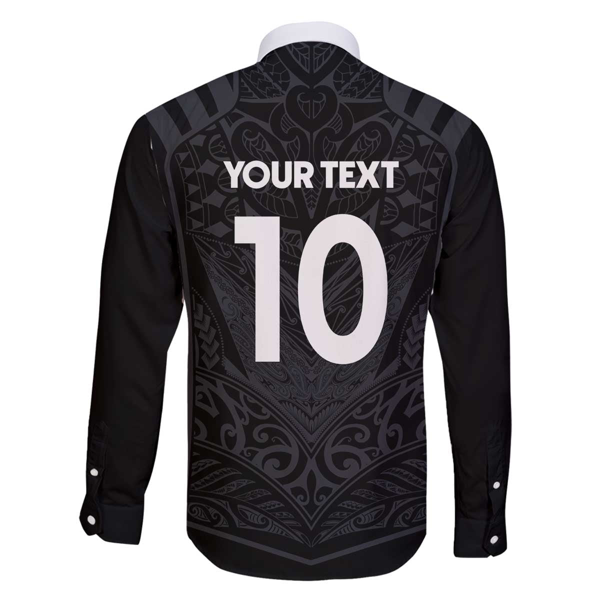 Custom Aotearoa Rugby Family Matching Off The Shoulder Long Sleeve Dress and Hawaiian Shirt The Blacks-Sporty T90 Style LT03 - Polynesian Pride