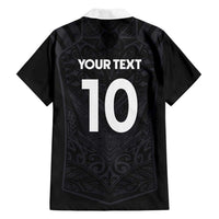 Custom Aotearoa Rugby Family Matching Puletasi and Hawaiian Shirt The Blacks-Sporty T90 Style - Polynesian Pride