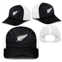Aotearoa Rugby Mesh Trucker Cap The Blacks-Sporty T90 Style - Polynesian Pride