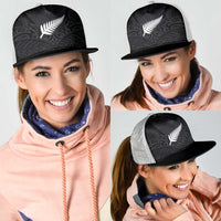 Aotearoa Rugby Mesh Trucker Cap The Blacks-Sporty T90 Style - Polynesian Pride