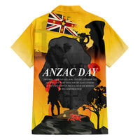 Niue ANZAC Day Family Matching Short Sleeve Bodycon Dress and Hawaiian Shirt Soldier and Gallipoli Lest We Forget LT03 - Polynesian Pride