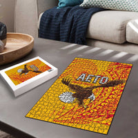American Samoa Flag Day Puzzle Fautasi Race Pago Pago-Aeto Eagle Wings Tribal Style