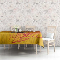 American Samoa Flag Day Tablecloth Fautasi Race Pago Pago-Aeto Eagle Wings Tribal Style