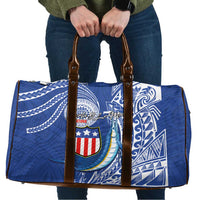 American Samoa Flag Day Travel Bag Fautasi Race Fagatogo-Iseula O Le Moana Sailfish Tribal Style LT03 Multicolor - Polynesian Pride