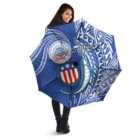 American Samoa Flag Day Umbrella Fautasi Race Fagatogo-Iseula O Le Moana Sailfish Tribal Style LT03 - Polynesian Pride