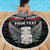 New Zealand Hei Tiki Beach Blanket Maori Green Papua Shell Pattern LT03 - Polynesian Pride