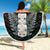 New Zealand Hei Tiki Beach Blanket Maori Green Papua Shell Pattern LT03 - Polynesian Pride