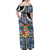 Fiji Day Family Matching Off Shoulder Maxi Dress and Hawaiian Shirt Traditional Tapa with Hibiscus and Emblems