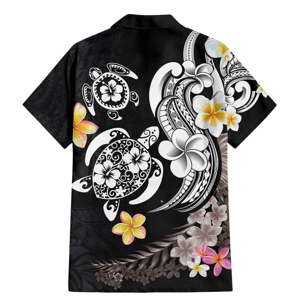 Hawaiian Tropical Plumeria Turtles Family Matching Mermaid Dress and Hawaiian Shirt Polynesian Art Tattoo LT03 - Polynesian Pride