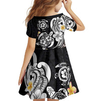 Hawaiian Tropical Plumeria Turtles Family Matching Summer Maxi Dress and Hawaiian Shirt Polynesian Art Tattoo LT03 - Polynesian Pride
