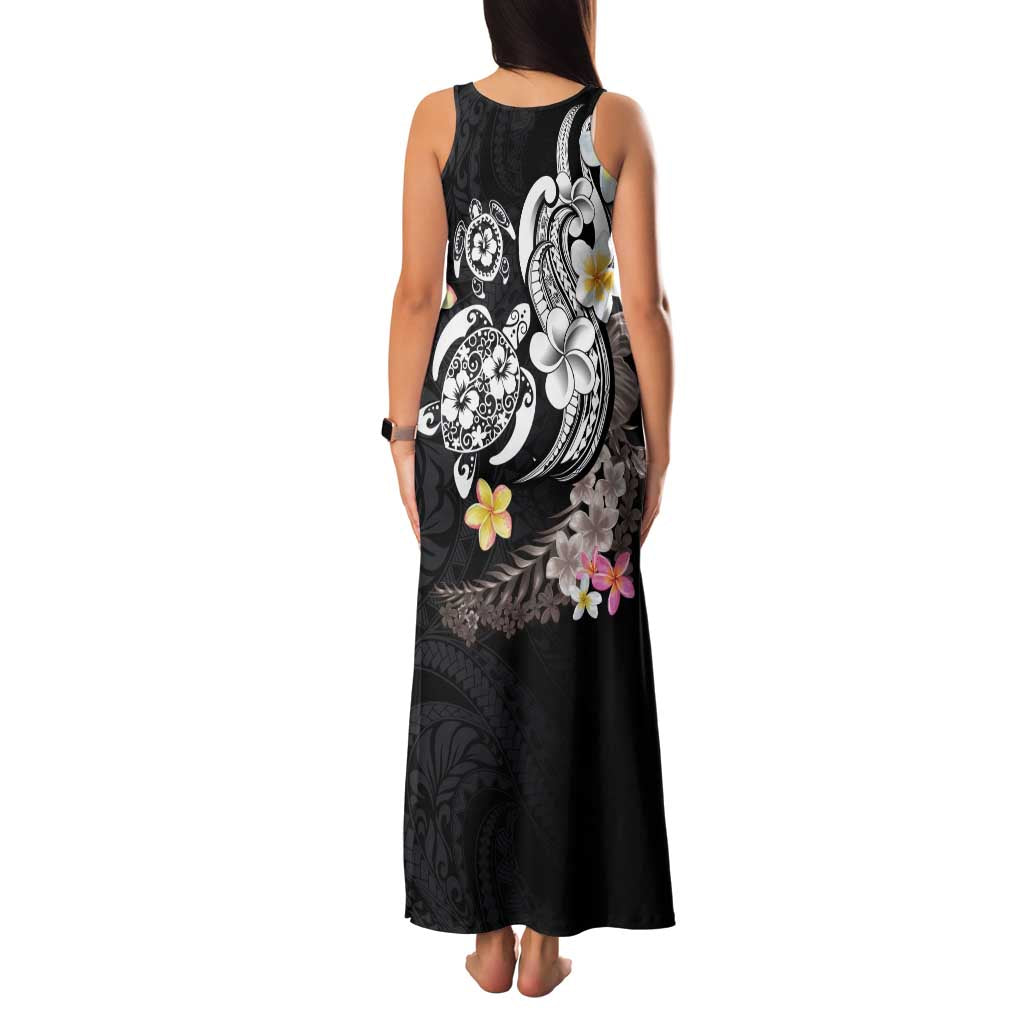 Hawaiian Tropical Plumeria Turtles Family Matching Tank Maxi Dress and Hawaiian Shirt Polynesian Art Tattoo LT03 - Polynesian Pride
