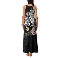 Hawaiian Tropical Plumeria Turtles Family Matching Tank Maxi Dress and Hawaiian Shirt Polynesian Art Tattoo LT03 - Polynesian Pride