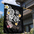 Hawaiian Tropical Plumeria Turtles Garden Flag Polynesian Art Tattoo