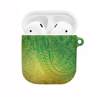 Hawaiian Turtles and Leis AirPods Case Tribal Kakau Pattern Fresh Summer Vibe