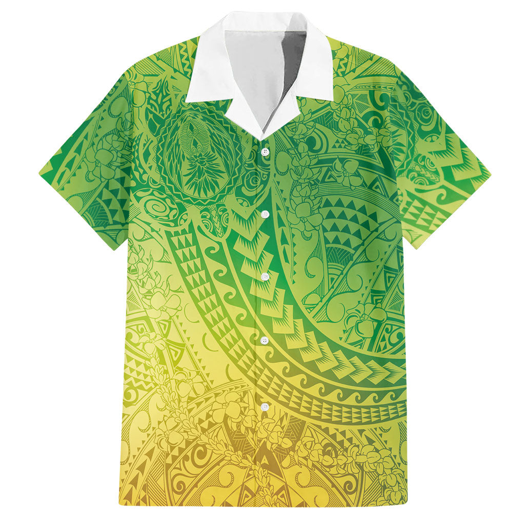 Hawaiian Turtles and Leis Hawaiian Shirt Tribal Kakau Pattern Fresh Summer Vibe