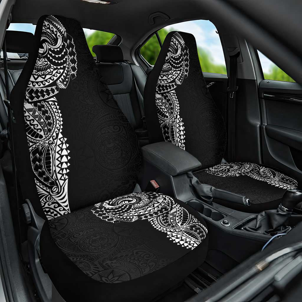 Polynesian Art Traditional Tattoo Pattern Car Seat Cover LT03 One Size Black - Polynesian Pride