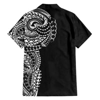 Polynesian Art Traditional Tattoo Pattern Family Matching Summer Maxi Dress and Hawaiian Shirt LT03 - Polynesian Pride