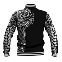 Polynesian Art Traditional Tattoo Baseball Jacket Simple Style