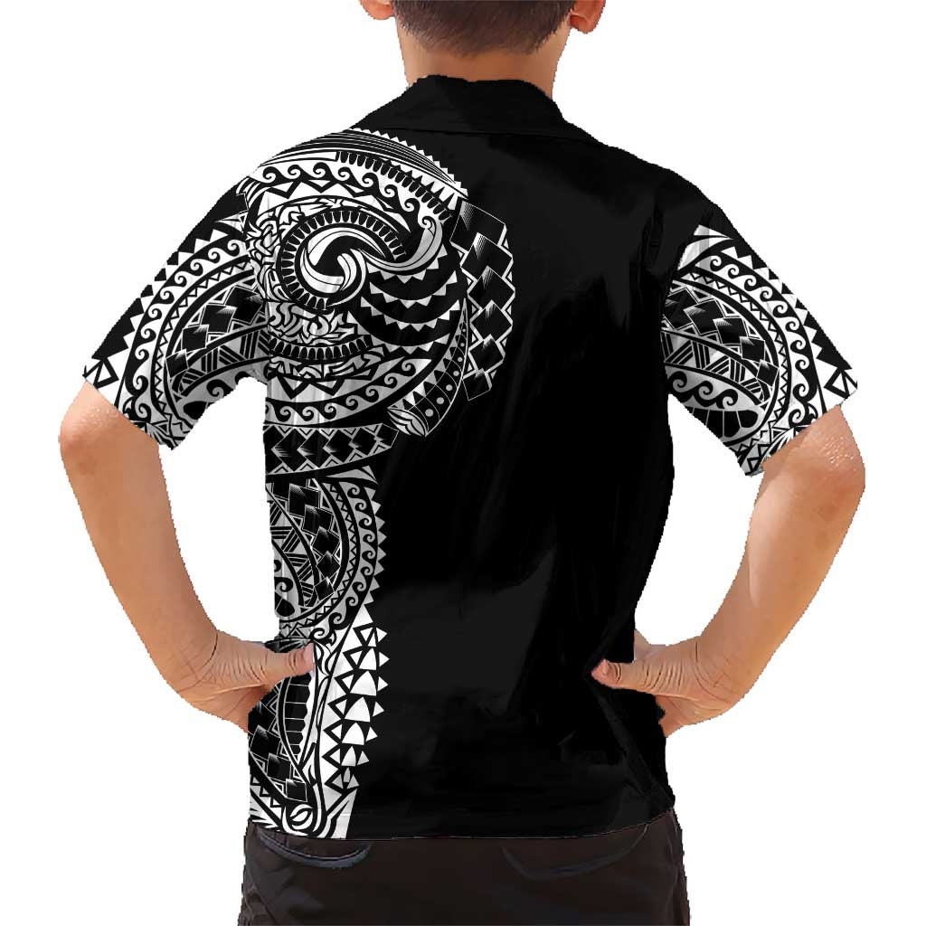 Polynesian Art Traditional Tattoo Kid Hawaiian Shirt Simple Style