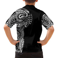 Polynesian Art Traditional Tattoo Kid Hawaiian Shirt Simple Style