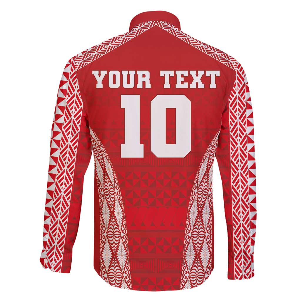 Custom Tonga Pacific Rugby 2024 Family Matching Tank Maxi Dress and Hawaiian Shirt Ngatu Tribal Pattern