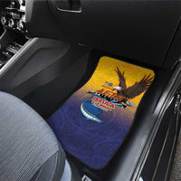 American Samoa Fautasi Car Mats Bald Eage and Sailfish with Kakau Motifs LT03 - Polynesian Pride