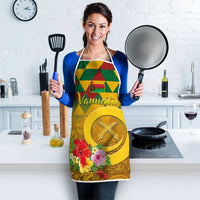 Melanesian Vanuatu Apron With Tapa Tribal Pattern and Triangle Geometric Tricolor - Polynesian Pride