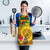 Melanesian Vanuatu Apron With Tapa Tribal Pattern and Triangle Geometric Tricolor - Polynesian Pride