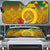 Melanesian Vanuatu Auto Sun Shade With Tapa Tribal Pattern and Triangle Geometric Tricolor - Polynesian Pride