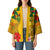 Melanesian Vanuatu Kimono With Tapa Tribal Pattern and Triangle Geometric Tricolor - Polynesian Pride