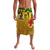 Melanesian Vanuatu Lavalava With Tapa Tribal Pattern and Triangle Geometric Tricolor - Polynesian Pride