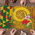 Melanesian Vanuatu Puzzle With Tapa Tribal Pattern and Triangle Geometric Tricolor - Polynesian Pride