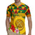 Melanesian Vanuatu Rugby Jersey With Tapa Tribal Pattern and Triangle Geometric Tricolor - Polynesian Pride