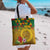 Melanesian Vanuatu Tote Bag With Tapa Tribal Pattern and Triangle Geometric Tricolor - Polynesian Pride