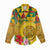 Melanesian Vanuatu Women Casual Shirt With Tapa Tribal Pattern and Triangle Geometric Tricolor - Polynesian Pride