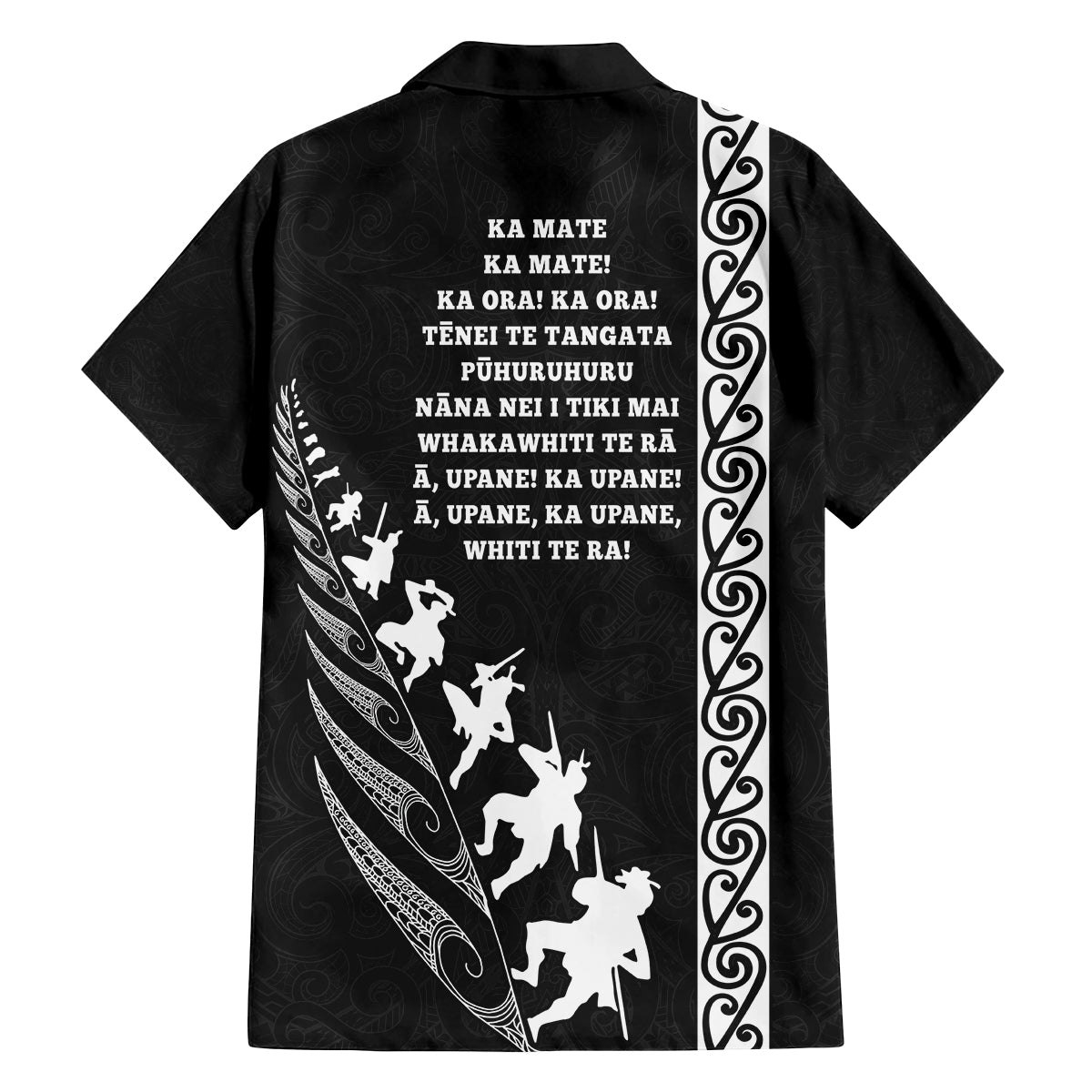 New Zealand Rugby Family Matching Tank Maxi Dress and Hawaiian Shirt Haka Dance Tribal God Mask Maori Pattern LT03 - Polynesian Pride