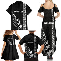 Custom New Zealand Rugby Family Matching Summer Maxi Dress and Hawaiian Shirt Haka Dance Tribal God Mask Maori Pattern LT03 - Polynesian Pride