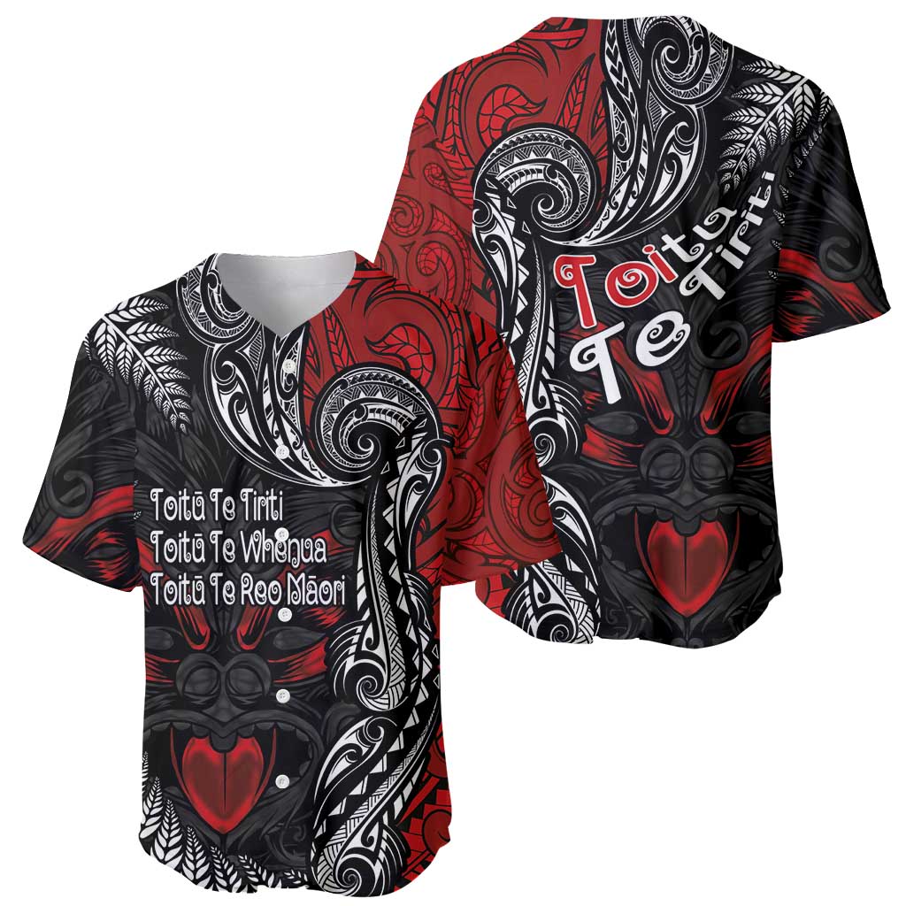 Aotearoa Toitu Te Tiriti Baseball Jersey New Zealand Honour the Treaty - Te Tiriti Is Us LT03 - Polynesian Pride