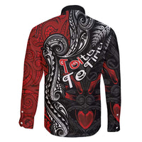 Aotearoa Toitu Te Tiriti Family Matching Long Sleeve Bodycon Dress and Hawaiian Shirt New Zealand Honour the Treaty - Te Tiriti Is Us LT03 - Polynesian Pride