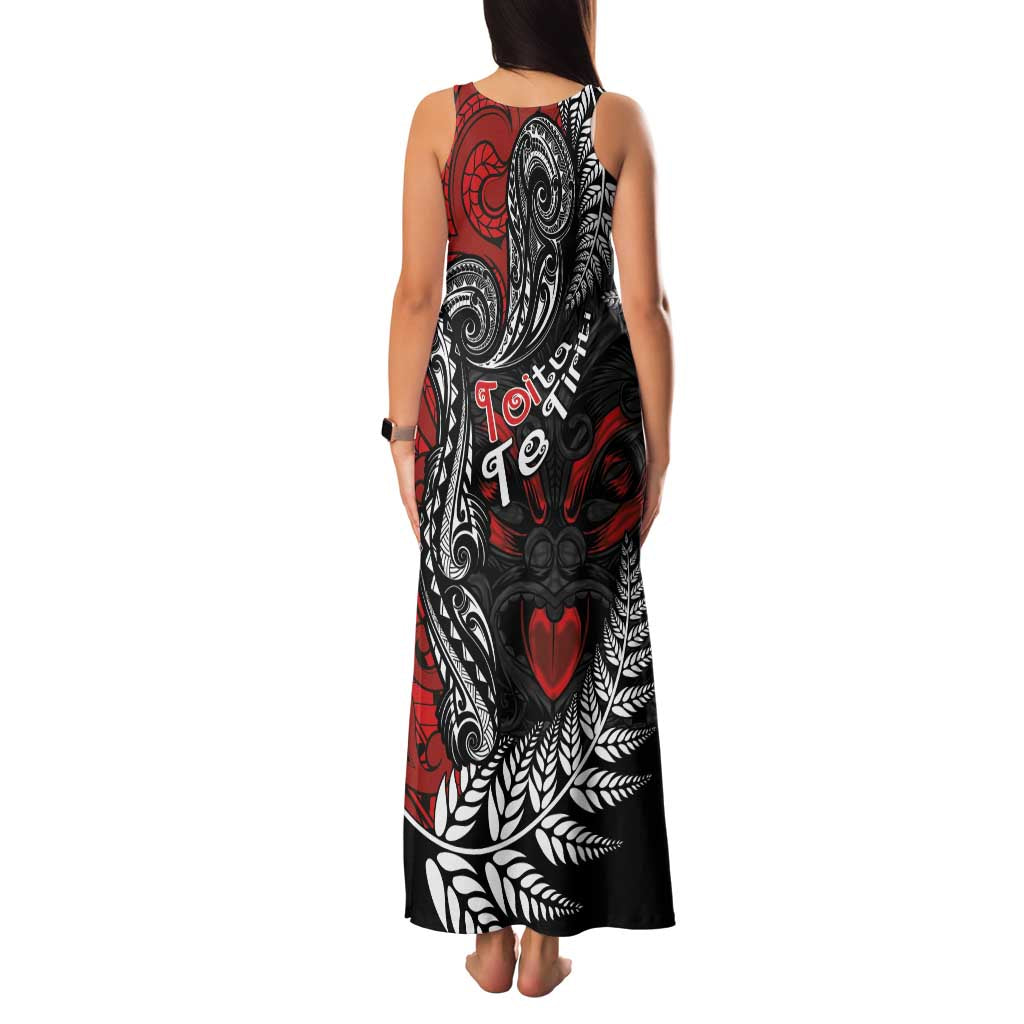 Aotearoa Toitu Te Tiriti Family Matching Tank Maxi Dress and Hawaiian Shirt New Zealand Honour the Treaty - Te Tiriti Is Us LT03 - Polynesian Pride